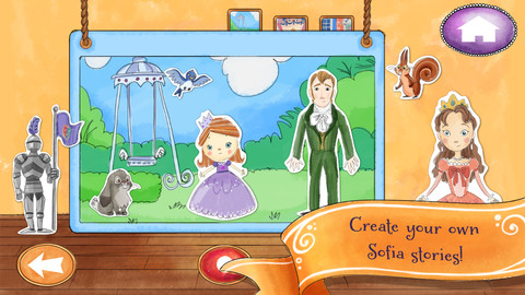 Sofia The First: Story Theater Review - Once Upon A Princess Storybook App  - iPad Kids
