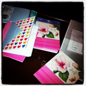 blog thank you cards