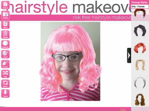 blog hair pink