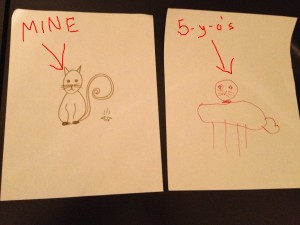 blog cat drawings