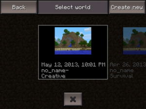 blog minecraft menu