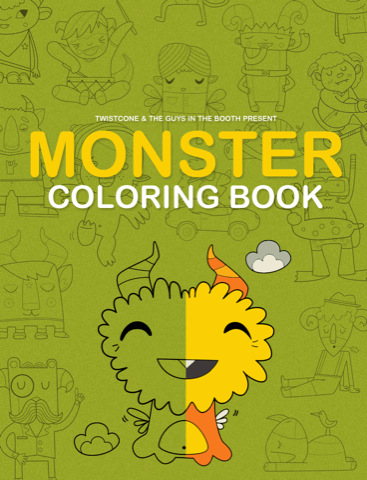 Monster Coloring Book Review - iPad Kids